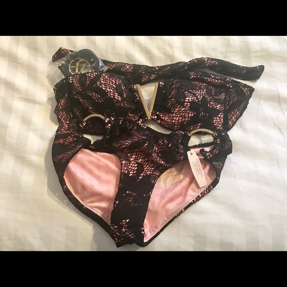 COPY - NWT XS Victoria's Secret Crochet Lace Bikini